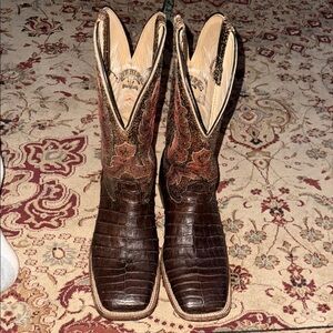 Custom Caiman Cowboy Boots